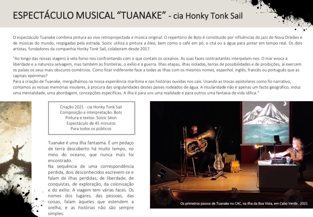 Apresentaçao do show Tuanake - Portuguese